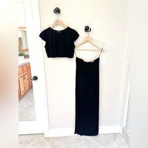 Reformation Scout Maxi Two-Piece skirt set; size 4 (NWOT)